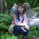 A pretty Eastern-European girl is recorded in voyeuristic fashion as she takes a shit in a wooded, outdoor location. Some poop action is visible between the leaves, and her dirty TP can be seen as she wipes. Presented in 720P HD. About 2.5 minutes.